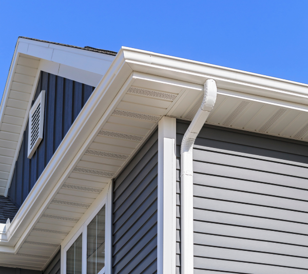 Gutters and soffit